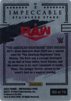 2023 Panini Impeccable WWE - Stainless Stars #2 