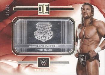 2023 Panini Impeccable WWE - WWE Legends Logo Silver #LGD-HHH Triple H Front