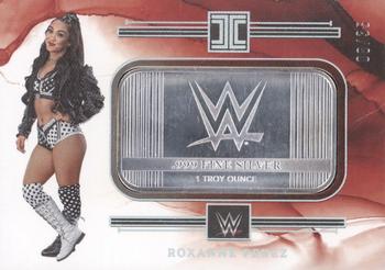 2023 Panini Impeccable WWE - WWE Logo Silver #BAR-RXP Roxanne Perez Front