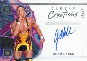 2023 Panini Impeccable WWE - Canvas Creations Signatures #CC-CGB Chad Gable Front