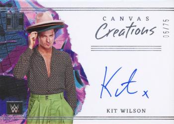 2023 Panini Impeccable WWE - Canvas Creations Signatures #CC-KWL Kit Wilson Front