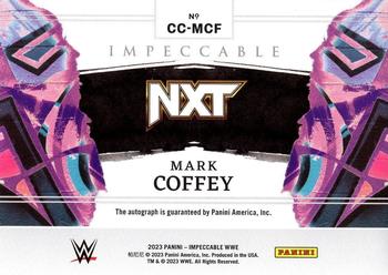 2023 Panini Impeccable WWE - Canvas Creations Signatures #CC-MCF Mark Coffey Back