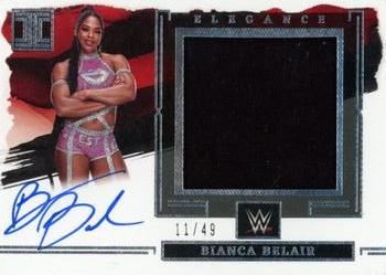 2023 Panini Impeccable WWE - Elegance Jumbo Memorabilia Autographs #JM-BBL Bianca Belair Front