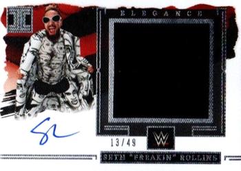 2023 Panini Impeccable WWE - Elegance Jumbo Memorabilia Autographs #JM-SFR Seth “Freakin” Rollins Front