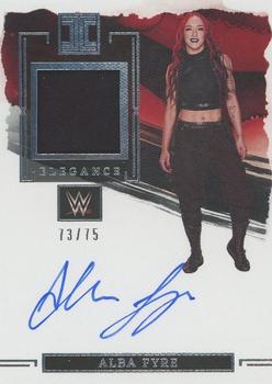 2023 Panini Impeccable WWE - Elegance Memorabilia Autographs #EM-AFY Alba Fyre Front