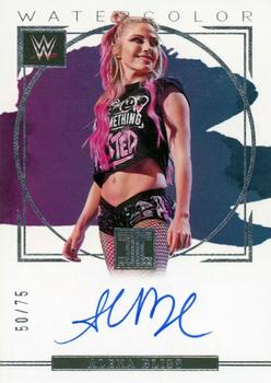 2023 Panini Impeccable WWE - Watercolor Signatures #WS-ABS Alexa Bliss Front