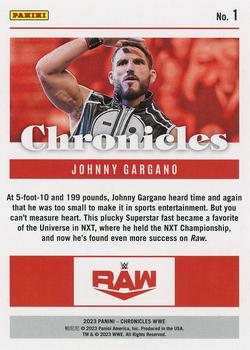 2023 Panini Chronicles WWE #1 Johnny Gargano Back