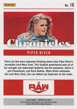 2023 Panini Chronicles WWE #10 Piper Niven Back