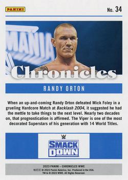 2023 Panini Chronicles WWE #34 Randy Orton Back