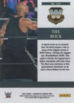 2023 Panini Chronicles WWE #333 The Rock Back