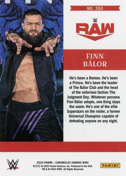 2023 Panini Chronicles WWE #350 Finn Balor Back