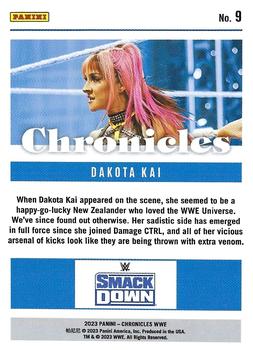 2023 Panini Chronicles WWE - Bronze #9 Dakota Kai Back