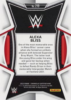 2023 Panini Chronicles WWE - Bronze #219 Alexa Bliss Back
