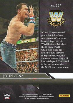 2023 Panini Chronicles WWE - Bronze #227 John Cena Back