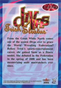 2001 Fleer WWF Divas Magazine Set - Set 3 #1 Trish Stratus Back