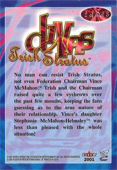 2001 Fleer WWF Divas Magazine Set - Set 3 #2 Trish Stratus Back