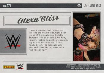 2023 Panini Chronicles WWE - Green #171 Alexa Bliss Back