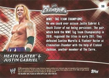 Slam Attax Rumble Justin Gabriel & Heath Slater Tag Team
