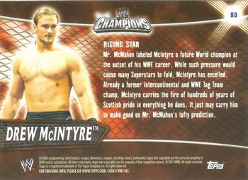 2011 Topps WWE Champions #80 Drew McIntyre Back