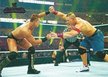 2011 Topps WWE Champions #89 The Miz Defeats John Cena Front