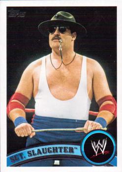 2011 Topps WWE #103 Sgt. Slaughter Front