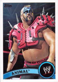 2011 Topps WWE #106 Animal Front