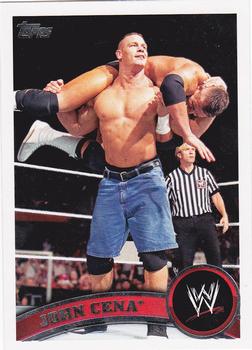 2011 Topps WWE #1 John Cena Front