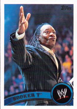 2011 Topps WWE #22 Booker T Front