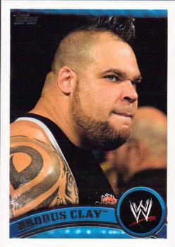 2011 Topps WWE #32 Brodus Clay Front