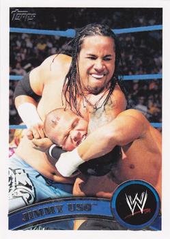 2011 Topps WWE #34 Jimmy Uso Front