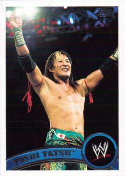 2011 Topps WWE #38 Yoshi Tatsu Front