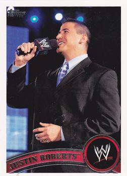 2011 Topps WWE #59 Justin Roberts Front