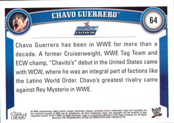 2011 Topps WWE #64 Chavo Guerrero Back