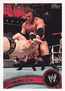 2011 Topps WWE #80 Triple H Front