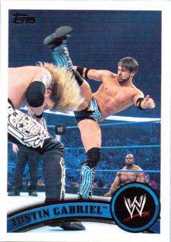 2011 Topps WWE #8 Justin Gabriel Front