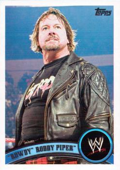 2011 Topps WWE #92 Rowdy Roddy Piper Front