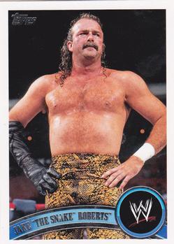 2011 Topps WWE #96 Jake The Snake Roberts Front