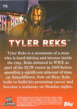 2011 Topps WWE Classic #70 Tyler Reks Back