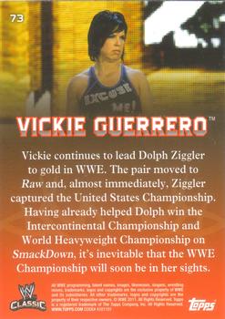 2011 Topps WWE Classic #73 Vickie Guerrero Back