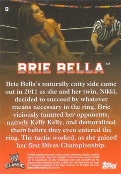 2011 Topps WWE Classic #9 Brie Bella Back