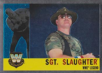 2006 Topps Heritage Chrome WWE #86 Sgt. Slaughter Front