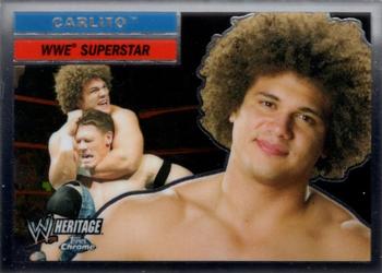 2006 Topps Heritage Chrome WWE #3 Carlito Front