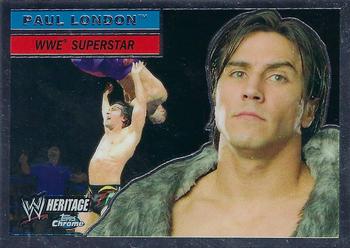 2006 Topps Heritage Chrome WWE #5 Paul London Front