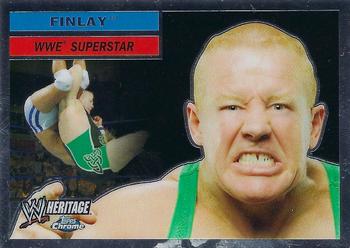 2006 Topps Heritage Chrome WWE #17 Finlay Front