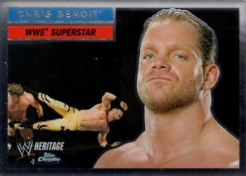 2006 Topps Heritage Chrome WWE #34 Chris Benoit Front