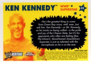 2006 Topps Heritage Chrome WWE #35 Ken Kennedy Back