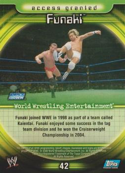 2006 Topps WWE Insider #42 Funaki  Back