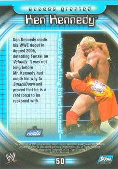 2006 Topps WWE Insider #50 Ken Kennedy  Back