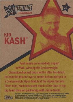 2006 Topps Heritage II WWE #22 Kid Kash  Back