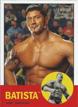 2006 Topps Heritage II WWE #2 Batista  Front